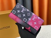 Colestore Louis Vuitton Sunset Black Purple Sarah Wallet 19x10.5x2.5 cm - 4
