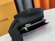 Colestore Louis Vuitton Sunset Black Purple Sarah Wallet 19x10.5x2.5 cm - 3
