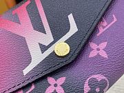 Colestore Louis Vuitton Sunset Black Purple Sarah Wallet 19x10.5x2.5 cm - 2