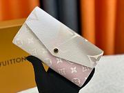 Colestore Louis Vuitton Sunset Gray Beige Sarah Wallet 19x10.5x2.5 cm - 1