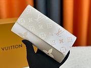 Colestore Louis Vuitton Sunset Gray Beige Sarah Wallet 19x10.5x2.5 cm - 3