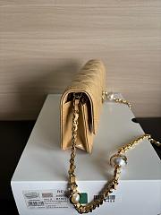 Colestore Chanel Wallet on Chain (WOC) in Beige with Gold Hardware 17cm - 4