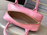 Colestore Chanel Small Bowling Bag in Pink Caviar Leather with Embossed CC 25x7x15cm - 2