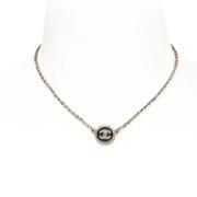 Colestore Chanel Coco Mark Pendant Necklace Gold  - 1
