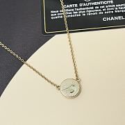 Colestore Chanel Coco Mark Pendant Necklace Gold  - 2