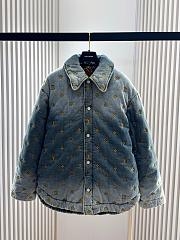 Colestore Louis Vuitton Padded Denim Monogram Overshirt - 1