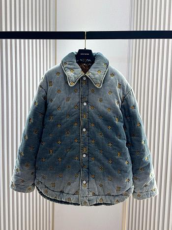 Colestore Louis Vuitton Padded Denim Monogram Overshirt