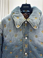 Colestore Louis Vuitton Padded Denim Monogram Overshirt - 3