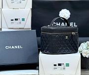 Colestore Chanel Caviar Quilted Large Vanity Pouch Black 15x21x14cm - 2