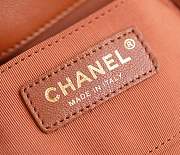 Colestore Chanel 24P Small Duma Backpack Calfskin Leather Caramel 17.5x16.5x10cm - 2