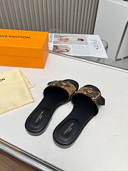 Colestore Louis Vuitton LV Frame Flat Mules Brown - 4