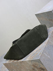 Colestore YSL Saint Laurent LE 5 À 7 BEA In Suede Dark Green 50×28×18cm - 3