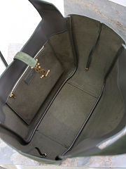 Colestore YSL Saint Laurent LE 5 À 7 BEA In Suede Dark Green 50×28×18cm - 2