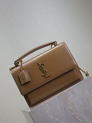 Colestore YSL Saint Laurent Sunset In Smooth Leather Fox 25x18x5cm - 2