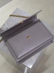 Colestore YSL Saint Laurent Sunset In Smooth Leather Urban Grey 25x18x5cm - 3