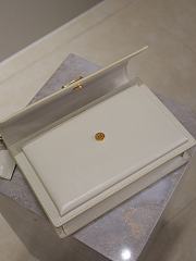 Colestore YSL Saint Laurent Sunset In Smooth Leather Blanc Vintage 25x18x5cm - 5