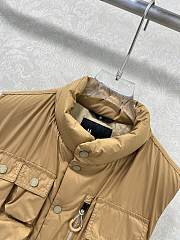 Colestore Moncler Grenoble Tongass Down Field Vest Light Brown - 2