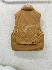 Colestore Moncler Grenoble Tongass Down Field Vest Light Brown - 3