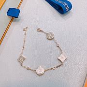 Colestore Louis Vuitton Monogram Soft Turquoise Enamel Bracelet - 5