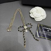 Colestore Chanel 25S Bow Chain Necklace with Pearl & Crystal Accents - 2
