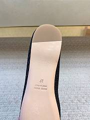 Colestore Miu Miu Black Mesh Fabric Ballerinas - 5