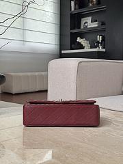 Colestore Chanel Bordeaux Quilted Lambskin Leather Classic 15.5x25x6cm - 5