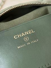 Colestore Chanel Quilted Hobo Bag Light Olive Green 19x21.5x19x6cm  - 2