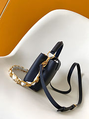 Colestore Louis Vuitton Mini Capucines Navy Blue 21x14x8cm - 6