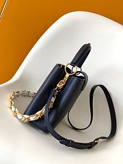 Colestore Louis Vuitton Capucines BB Navy Blue 27x18x9cm - 5