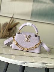 Colestore Louis Vuitton Capucines East-West Mini Misty Lilac 22x12x8cm - 1