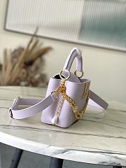 Colestore Louis Vuitton Capucines East-West Mini Misty Lilac 22x12x8cm - 6