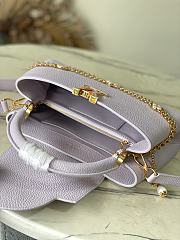 	 Colestore Louis Vuitton Capucines East-West Misty Lilac 30×19×9 cm - 4
