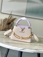 Colestore Louis Vuitton Capucines Mini Misty Lilac/Light Ivory  21 × 14 × 8 cm - 1