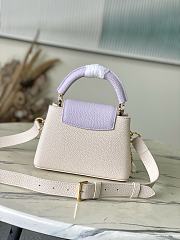 Colestore Louis Vuitton Capucines Mini Misty Lilac/Light Ivory  21 × 14 × 8 cm - 5