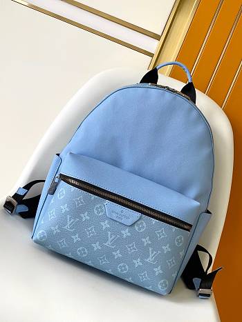 Colestore Louis Vuitton Discovery Backpack PM Sky blue 38x20x29cm