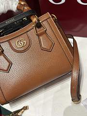 Colestore Gucci Diana Small Tote Bag in Cuir Leather 20x16x10cm - 5