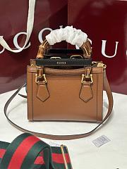 Colestore Gucci Diana Small Tote Bag in Cuir Leather 20x16x10cm - 4