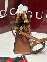 Colestore Gucci Diana Small Tote Bag in Cuir Leather 20x16x10cm - 3