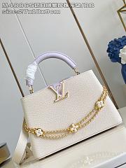 	 Colestore Louis Vuitton Capucines BB Misty Lilac/Light Ivory 27 x 9 x 18cm - 1