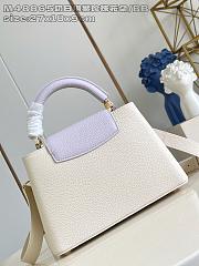 	 Colestore Louis Vuitton Capucines BB Misty Lilac/Light Ivory 27 x 9 x 18cm - 5