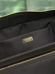 Colestore Prada Explore Large Re-Nylon Shoulder Bag with Flap Black 37.5x19x12cm - 3
