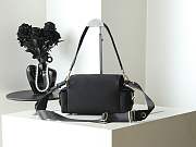 Colestore Prada Explore Medium Re-Nylon Shoulder Bag with Flap Black 30x14x10cm - 4