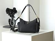 Colestore Prada Explore Large Re-Nylon and Leather Bag Black 32x22x11.5cm - 1