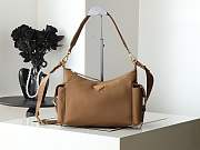 	 Colestore Prada Explore Large Re-Nylon and Leather Bag Brown 32x22x11.5cm - 1