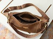 	 Colestore Prada Explore Large Re-Nylon and Leather Bag Brown 32x22x11.5cm - 5