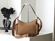 	 Colestore Prada Explore Large Re-Nylon and Leather Bag Brown 32x22x11.5cm - 2
