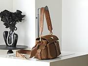 	 Colestore Prada Explore Medium Re-Nylon Shoulder Bag with Flap Brown 30x14x10cm - 6