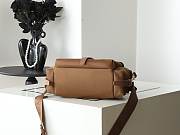 	 Colestore Prada Explore Medium Re-Nylon Shoulder Bag with Flap Brown 30x14x10cm - 5