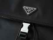 Colestore Prada Explore Re-Nylon and Leather Backpack Black 38x37x20cm - 5