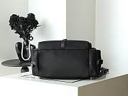 Colestore Prada Explore Re-Nylon and Leather Backpack Black 38x37x20cm - 3